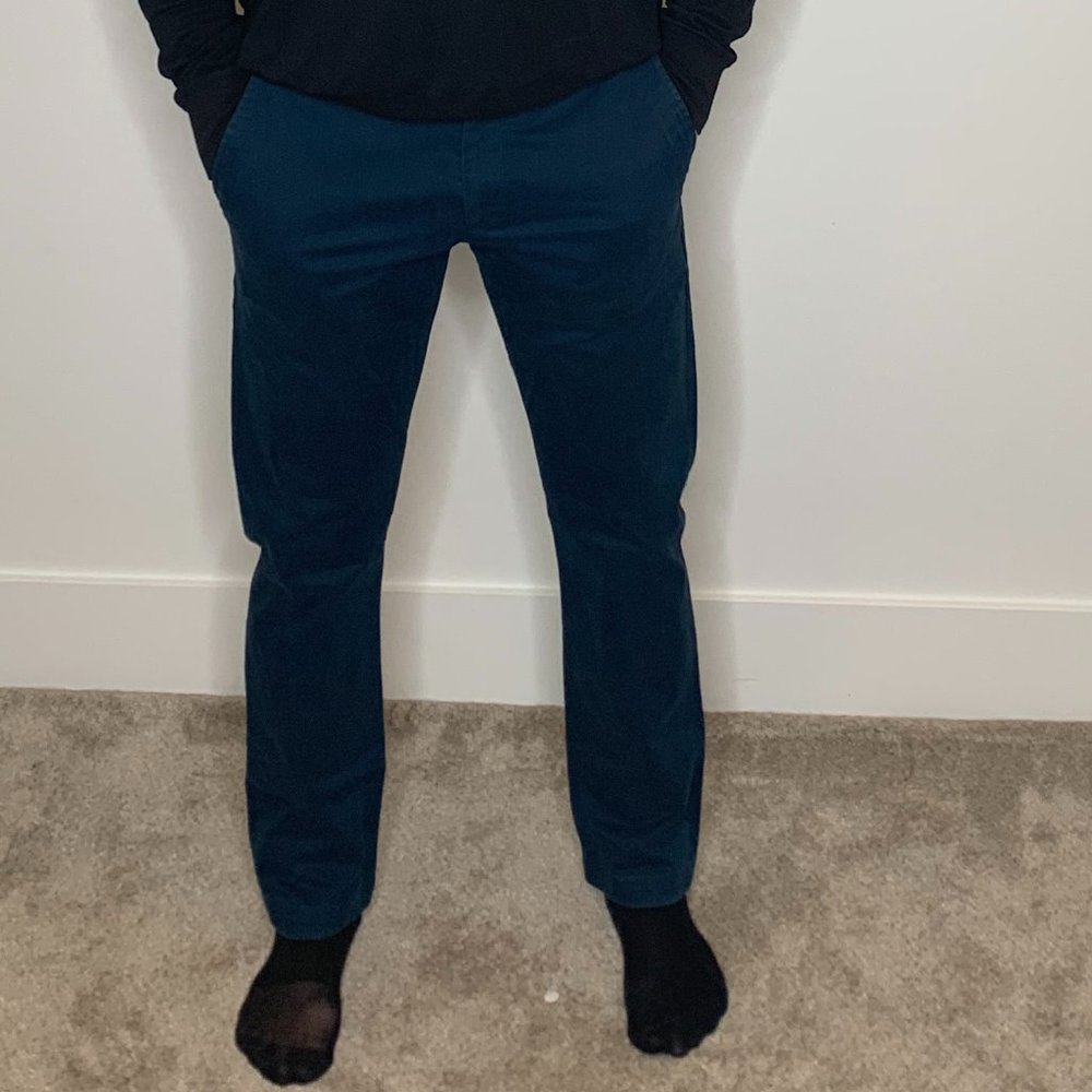 Banana Republic Navy Blue Fulton Skinny Chino